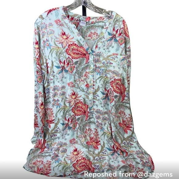 Soft Surroundings Other - 🌺 Soft Surroundings Boho Floral Nightgown / Sleepshirt w/ POCKETS 🌺